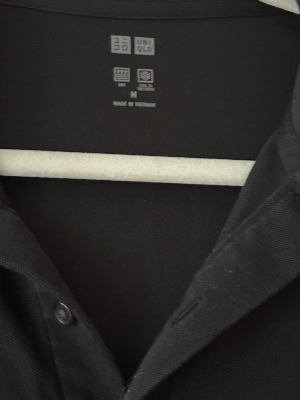 Uniqlo Classic Black Polo Knit Top - Picture 2 of 2